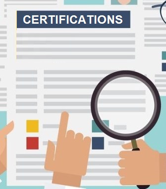 Relevant Certificates