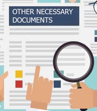 Other necessary documents